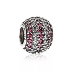 Pandora Charm Red Nautical CZ Sterling Silver